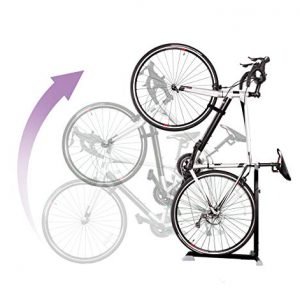 Bike Nook Bicycle Stand, Portable and Stationary Space-Saving Rack with Adjustable Height
