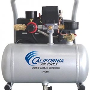 California Air Tools CAT-1P1060S Light & Quiet Portable Air Compressor, Silver