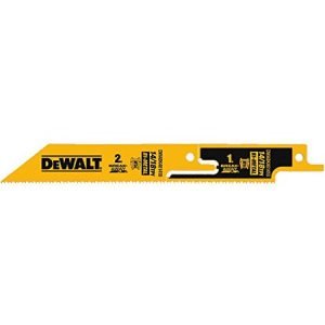 DEWALT Reciprocating Saw Blades, Metal/Wood Cutting Set, 6-Piece (DW4856)