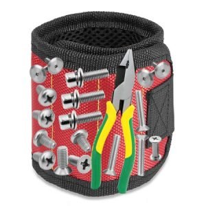 RAK Magnetic Wristband with Strong Magnets for Holding Screws, Nails, Drill Bits
