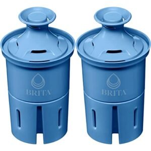 Brita Elite Water Filter, Advanced Carbon Core Technology Reduces 99% of Lead, Replacement Filter for Pitcher and Dispensers, Made Without BPA, 2 Count (Package May Vary)