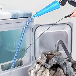 Sealegend Dryer Vent Cleaner Kit Vacuum Attachment Bendable Dryer Lint Brush Remover with Guide Wire Dryer Lint Screen Cleaning Hose