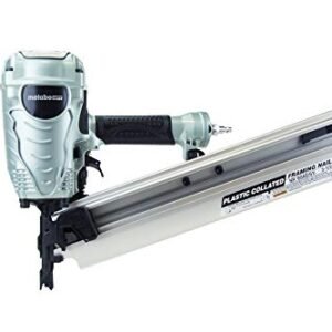 Metabo HPT Framing Nailer, The Pro Preferred Brand of Pneumatic Nailers*, 21° Magazine, Accepts 2" to 3-1/2" Framing Nails, (NR90AES1)