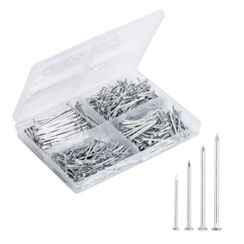 Mr. Pen- Nail Assortment Kit, 600pc, Small Nails, Nails, Nails for Hanging Pictures, Picture Hanging Nails, Finishing Nails, Hanging Nails, Picture Nails, Wall Nails for Hanging, Pin Nails