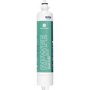 GE RPWFE Refrigerator Water Filter | Certified to Reduce Lead, Sulfur, and 50+ Other Impurities | Replace Every 6 Months for Best Results | Pack of 1