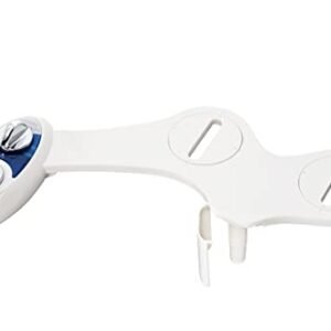 LUXE Bidet NEO 120 - Self Cleaning Nozzle - Fresh Water Non-Electric Bidet Toilet Attachment (Blue)